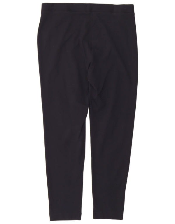 Marks & Spencer Dame Slim Casual Bukser UK 16 Large W34 L27 Sort
