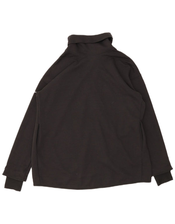 Nike Mens Dri Fit Top Long Sleeve Small Black Polyester