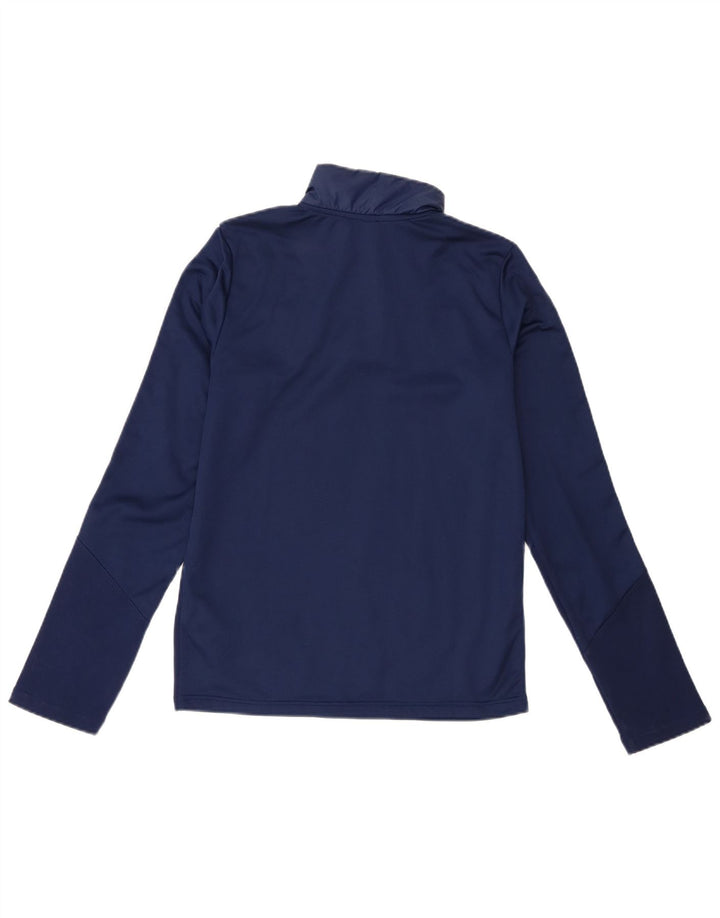Adidas Boys Aeroready Zip Neck Pullover Træningsdragt Top 13-14 år Navy Blue