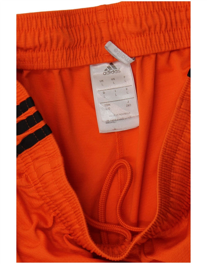 ADIDAS Herre Climalite Sportshorts Store Orange Polyester