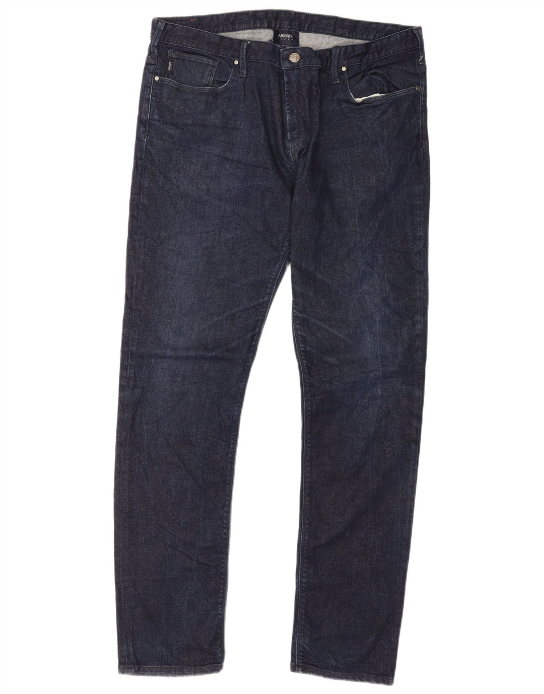 Armani Herre Slim Jeans W36 L34 Marineblå Bomuld