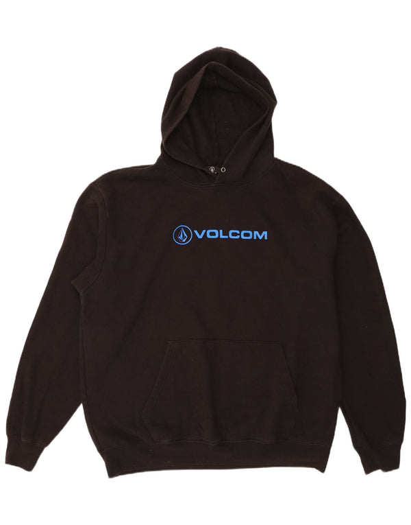 Volcom Herre Grafisk Hoodie Jumper XL Sort Bomuld