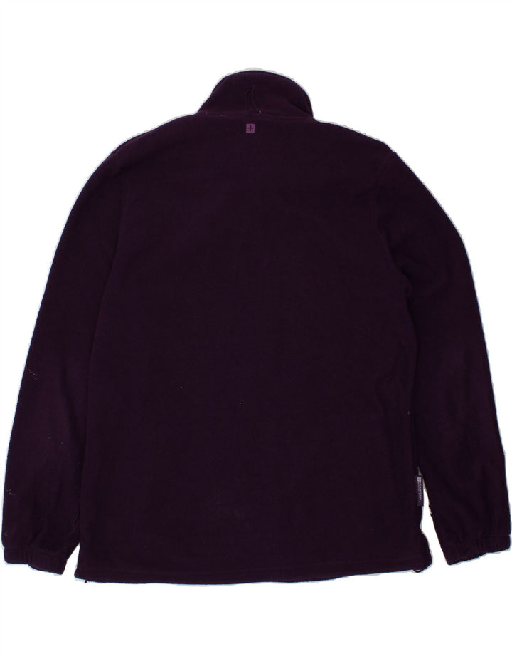 MOUNTAIN WAREHOUSE Womens Fleece Jacket UK 16 Large Purple Polyester Vintage Mountain Warehouse and Second-Hand Mountain Warehouse from Messina Hembry 