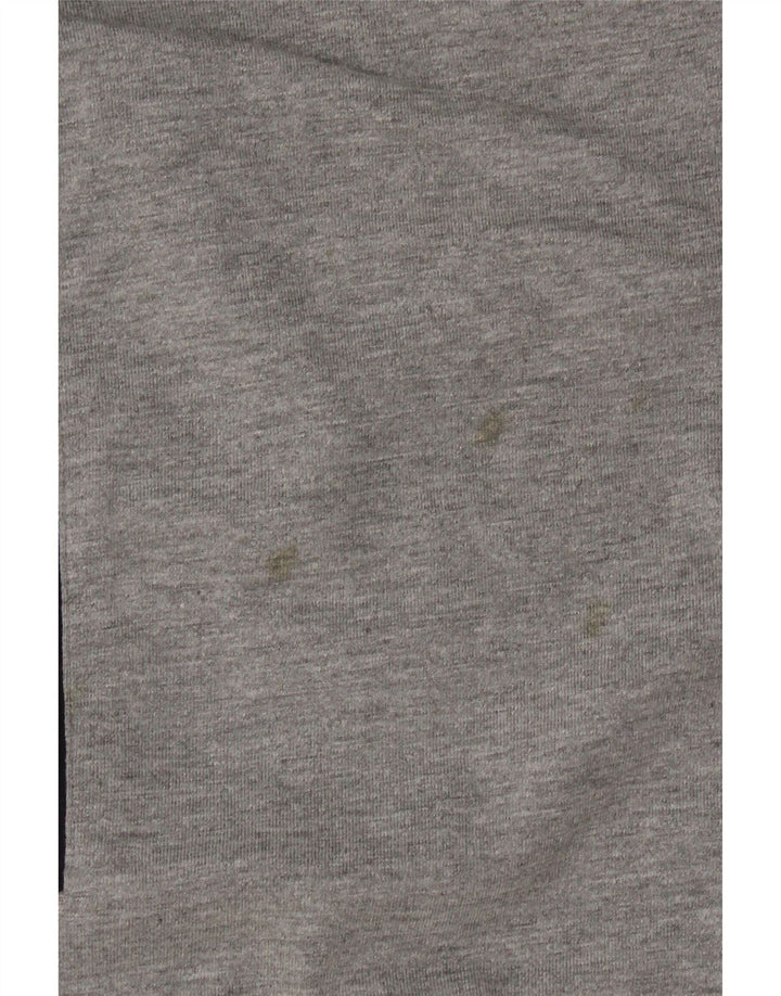 LOTTO Mens Tracksuit Top Jacket 2XL Grey Colourblock Cotton Vintage Lotto and Second-Hand Lotto from Messina Hembry 