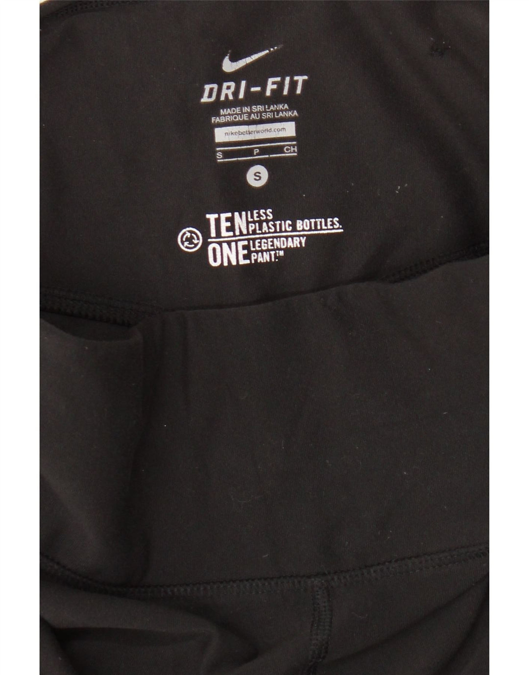 Nike Dame Dri Fit Flare Leggings UK 8 Small Black