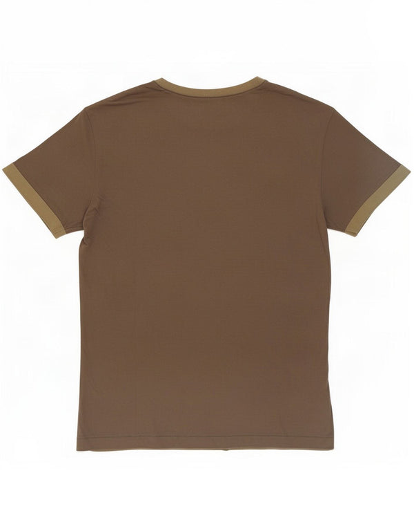 Replay Herre grafisk T-shirt Top Large Khaki Cotton