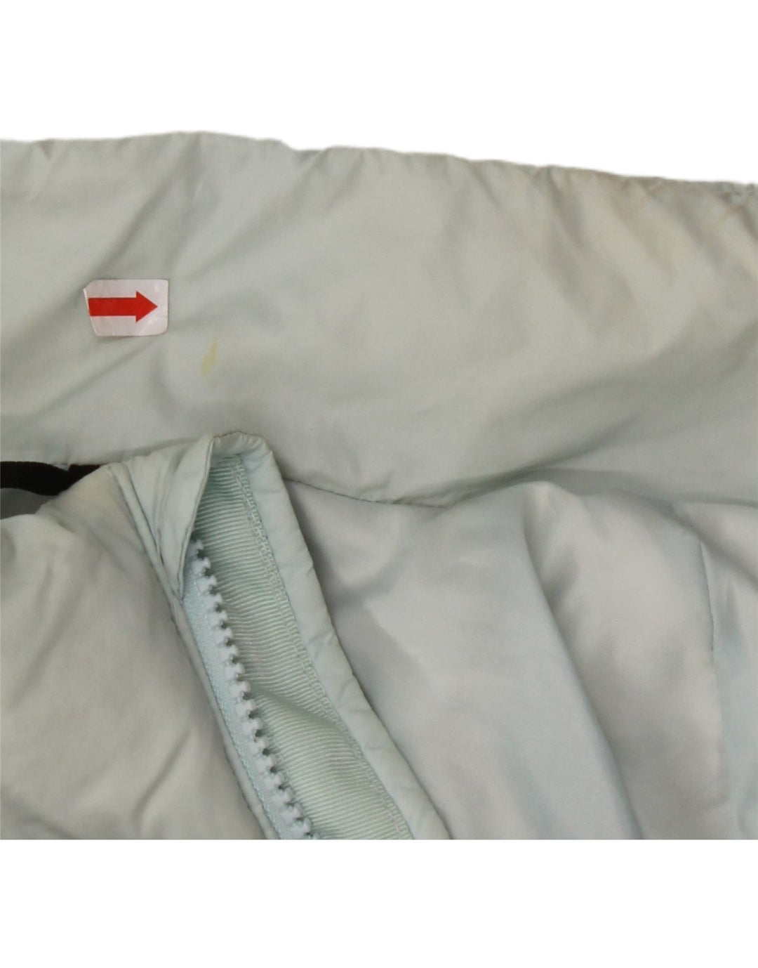 THE NORTH FACE Dame grafisk polstret jakke UK 14 Medium Blue Colourblock