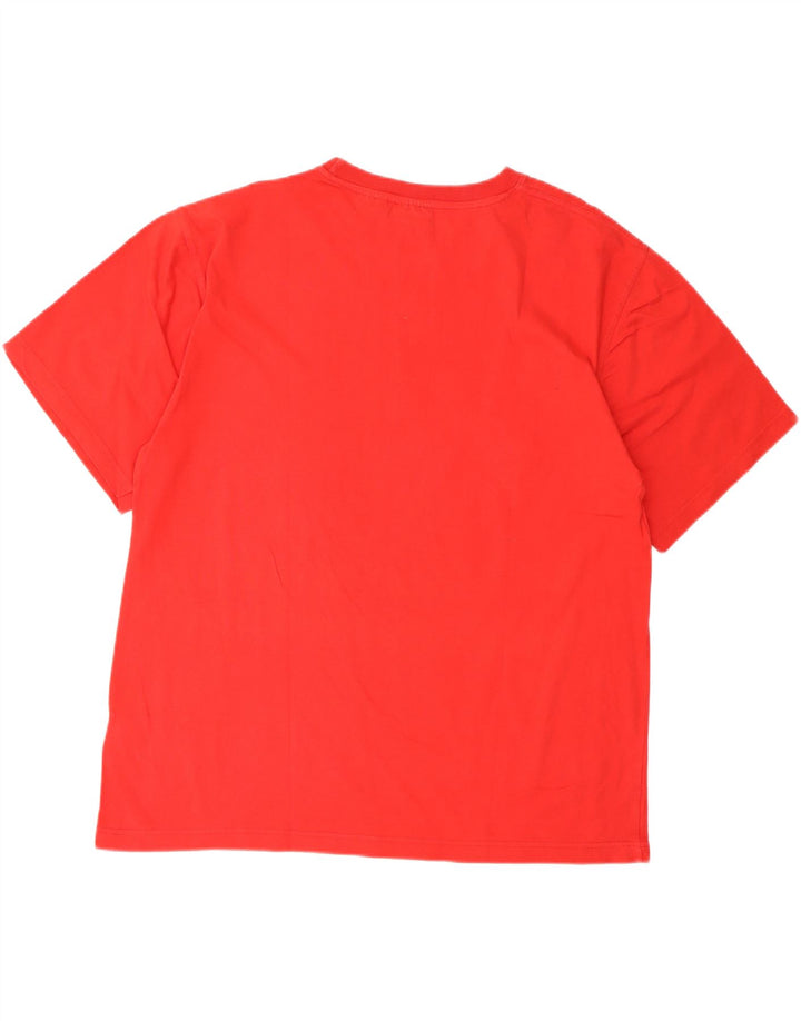 FILA Mens Graphic T-Shirt Top XL Red Cotton Vintage Fila and Second-Hand Fila from Messina Hembry 