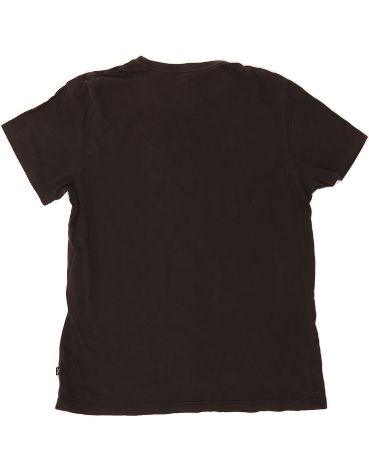 PUMA Mens Graphic T-Shirt Top XL Black Vintage Puma and Second-Hand Puma from Messina Hembry 