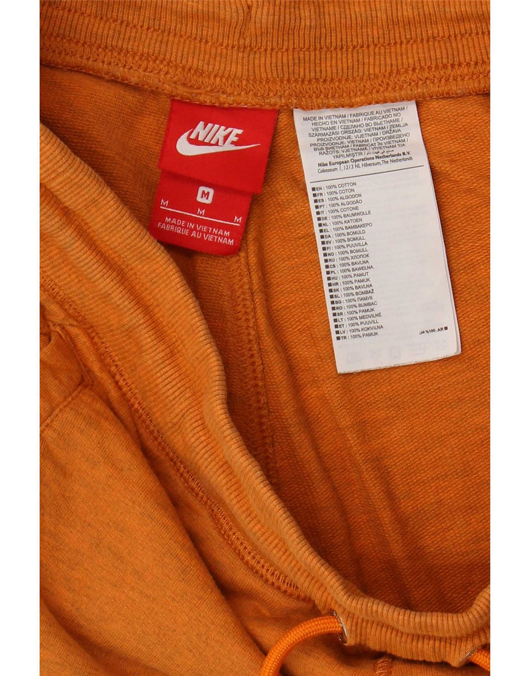 Nike grafiske sportsshorts til mænd mellem brun bomuld