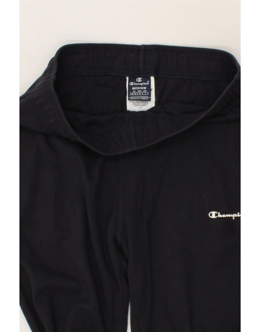 CHAMPION Mens Tracksuit Trousers Medium Navy Blue Cotton Vintage Champion and Second-Hand Champion from Messina Hembry 