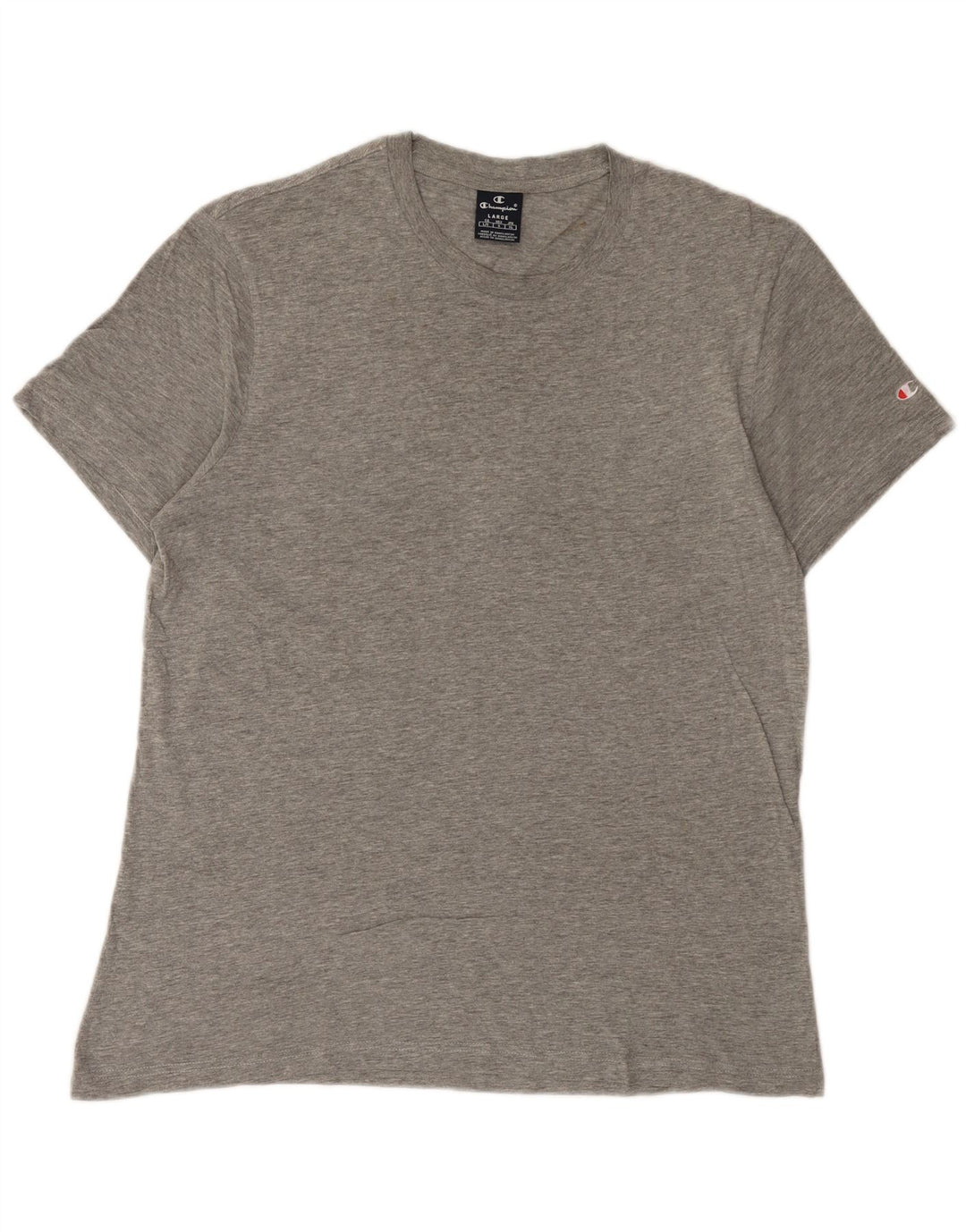 Champion Herre T-Shirt Top Stor Grå Flecked