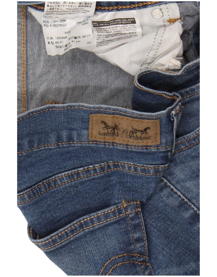 LEVI'S denimshorts til kvinder W26 Små blå bomuld