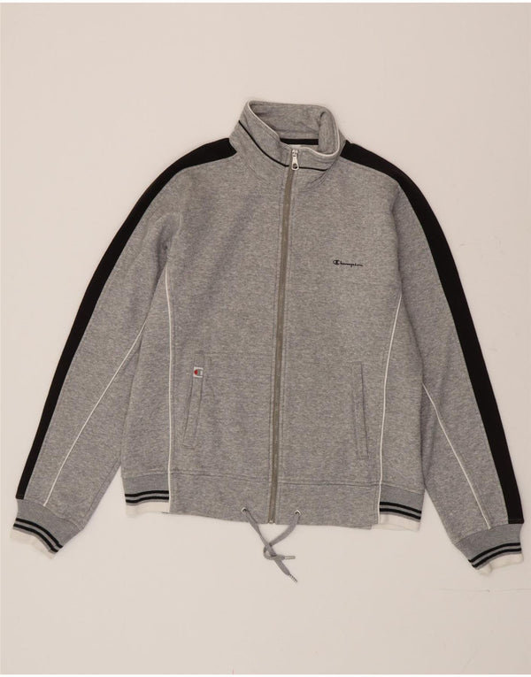 Champion Womens træningsdragt Topjakke UK 16 Large Grå Colourblock Bomuld
