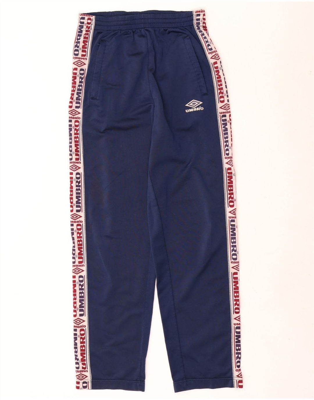 Umbro Herre grafisk træningsdragt Bukser Small Navy Blue Colourblock Polyester