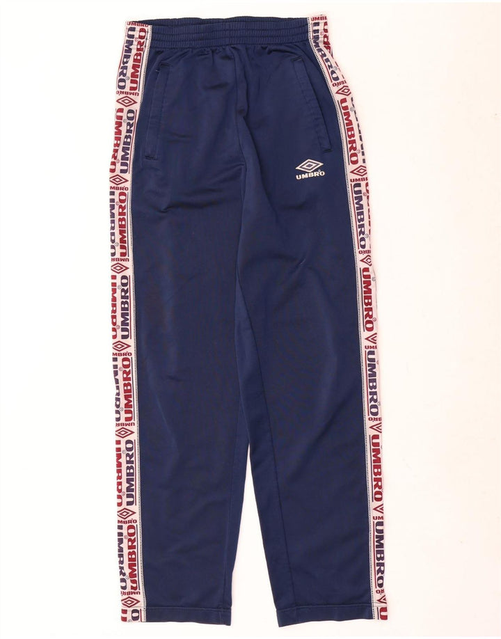 Umbro Herre grafisk træningsdragt Bukser Small Navy Blue Colourblock Polyester