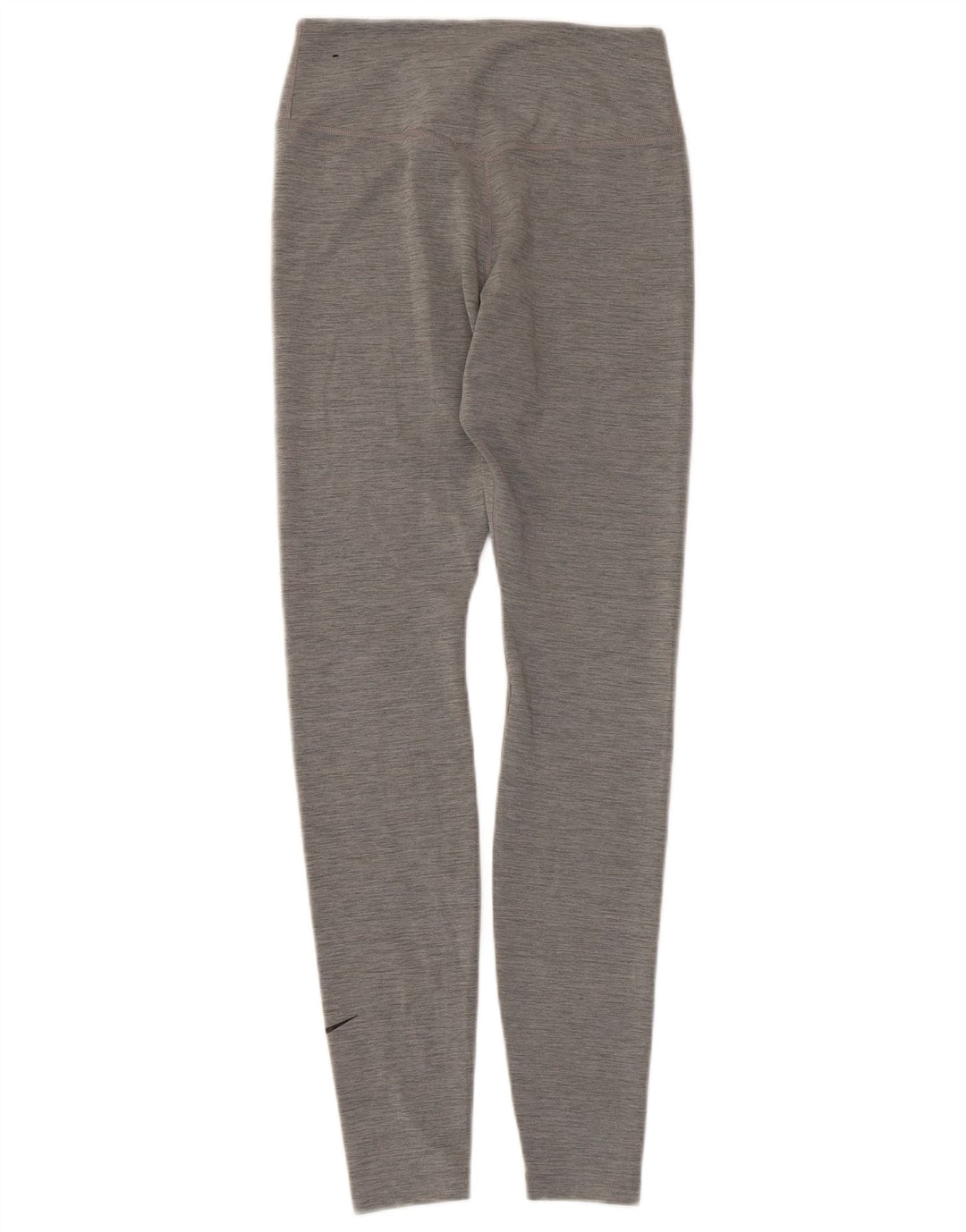 Nike Dame Dri Fit Leggings UK 8 Small Grå Flecked Polyester