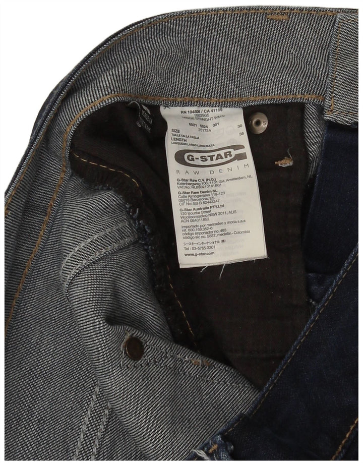 G-Star lige jeans til kvinder W30 L36 marineblå bomuld