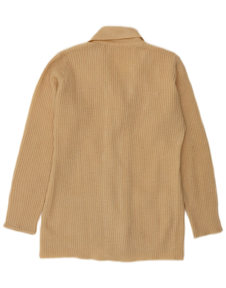 Vintage dame cardigan sweater UK 12 Medium Beige