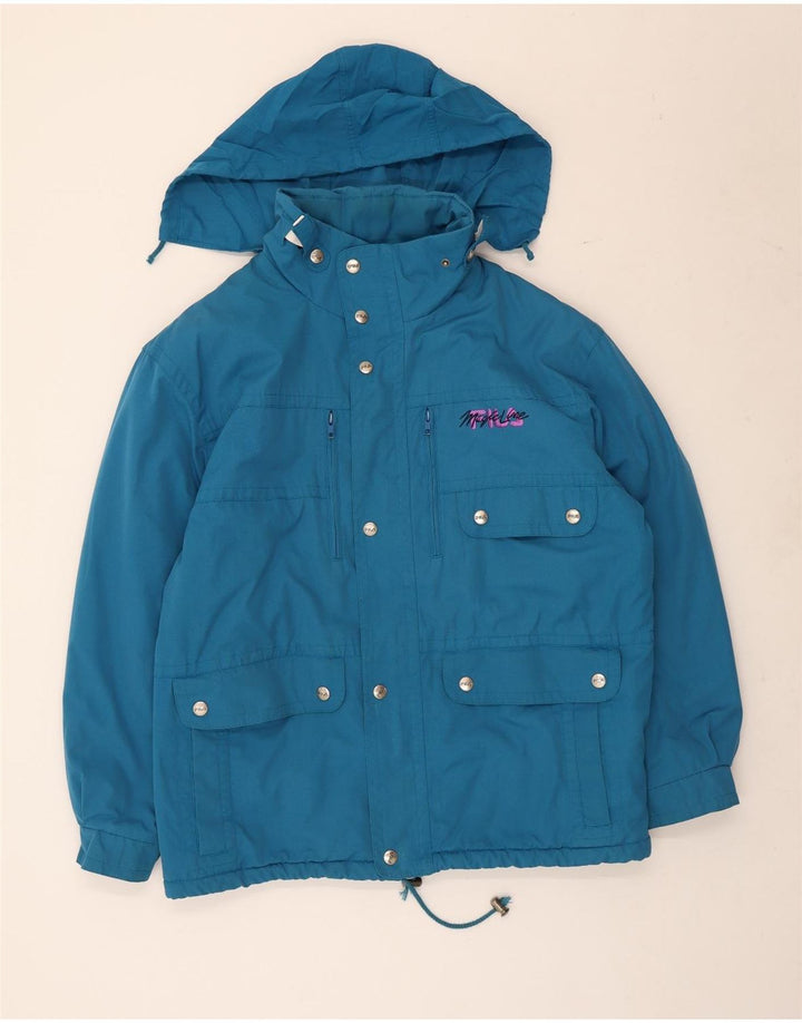 Fila Herre Hættevindjakke UK 40 Stor Blå Polyester