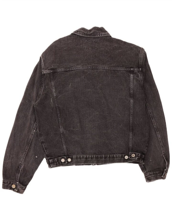 New Jeans Dame Denim Jacket UK 18 XL Sort
