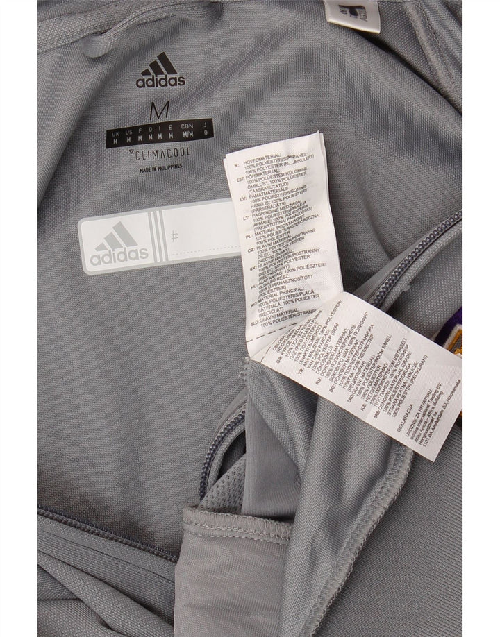 ADIDAS Mens Climacool Graphic Tracksuit Top Jacket Medium Grey Polyester Vintage Adidas and Second-Hand Adidas from Messina Hembry 