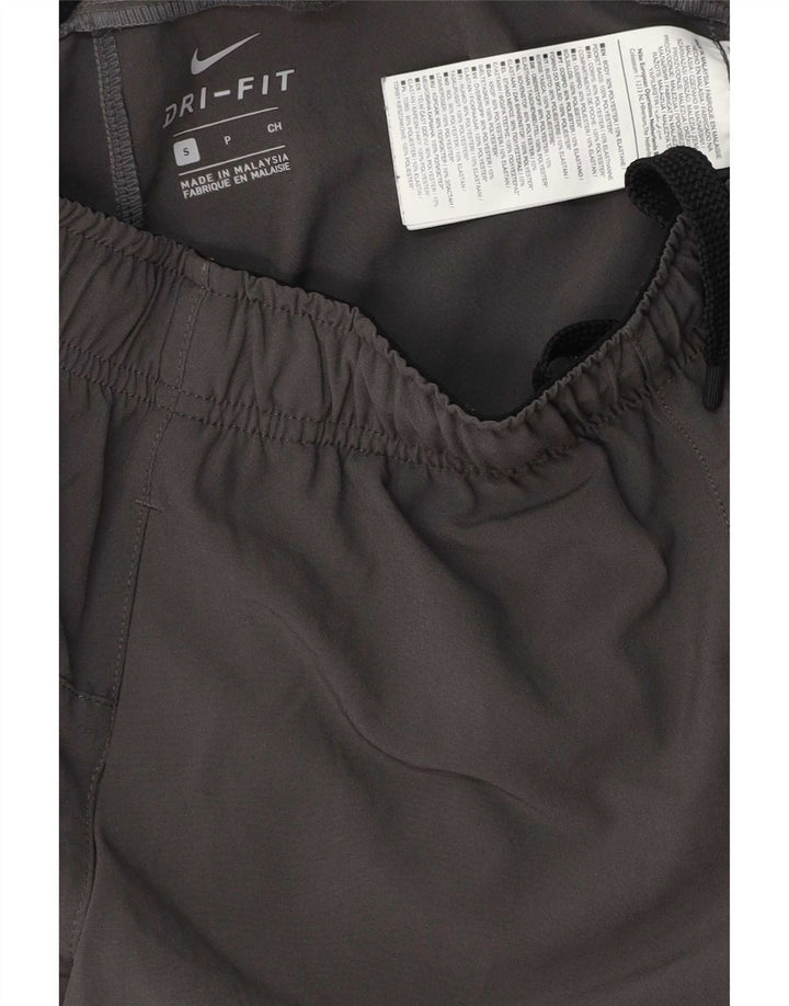 Nike Herre Dri Fit Sportshorts Små Grå Colourblock Polyester