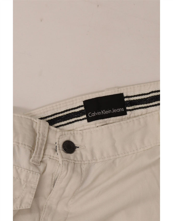 Calvin Klein Dame Cargo Nederdel W30 Medium White