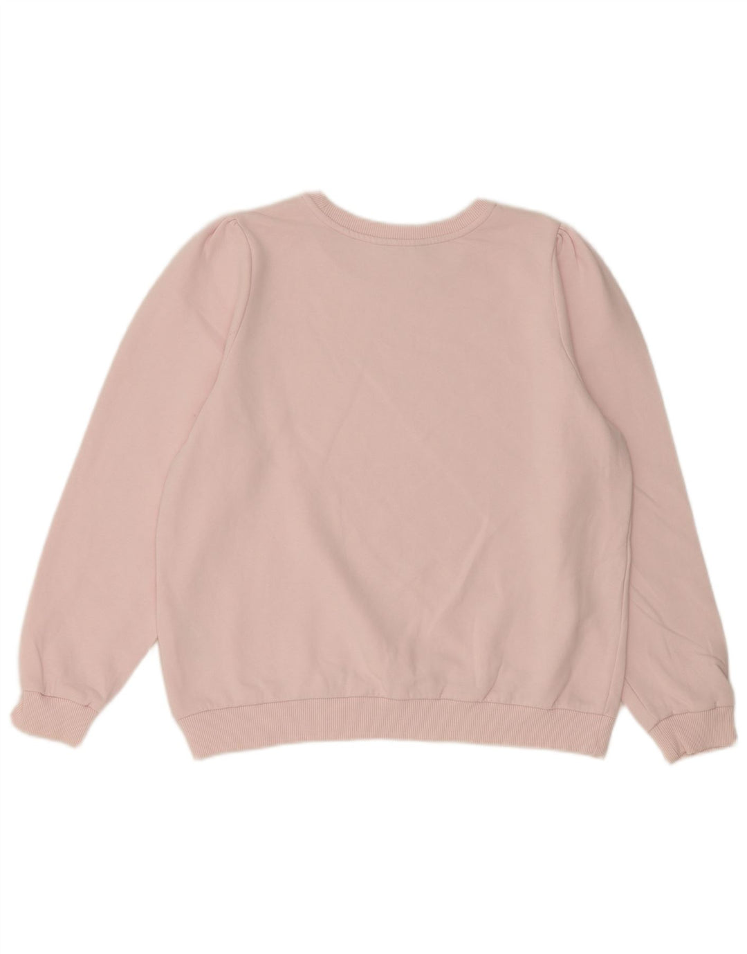 Marks & Spencer Dame Sweatshirt Jumper UK 16 Large Pink Bomuld