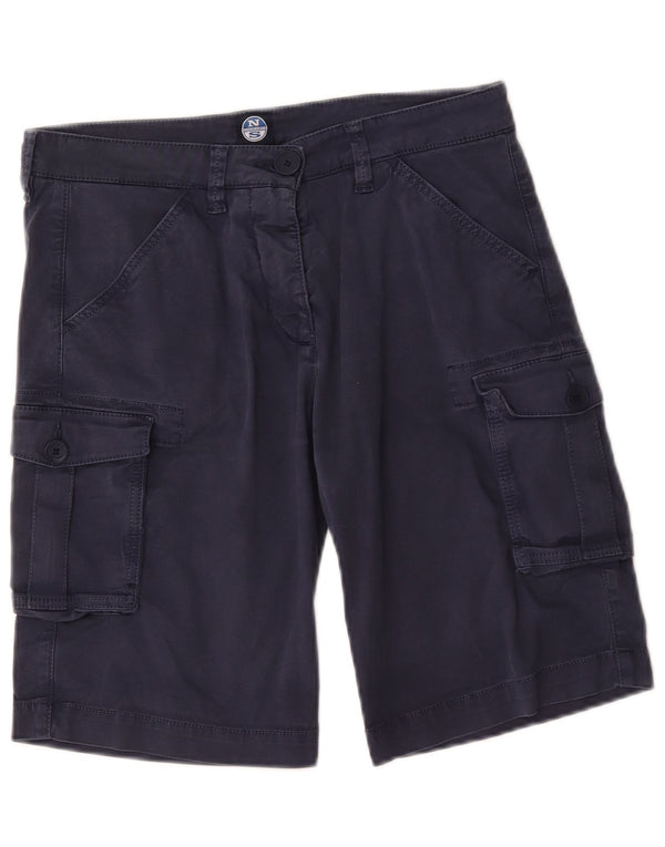 North Sails Dame Cargo Shorts EU 42 Medium W28 Navy Blue Bomuld