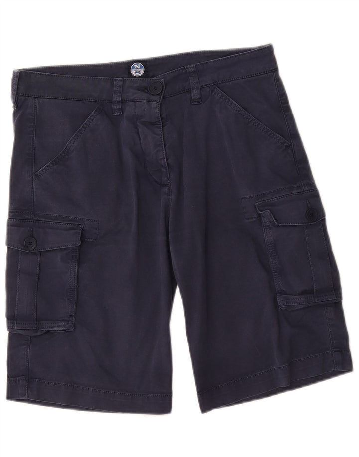 North Sails Dame Cargo Shorts EU 42 Medium W28 Navy Blue Bomuld