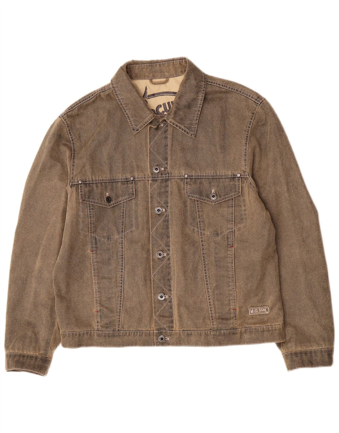 Mercury Herre denimjakke IT 50 Stor brun bomuld