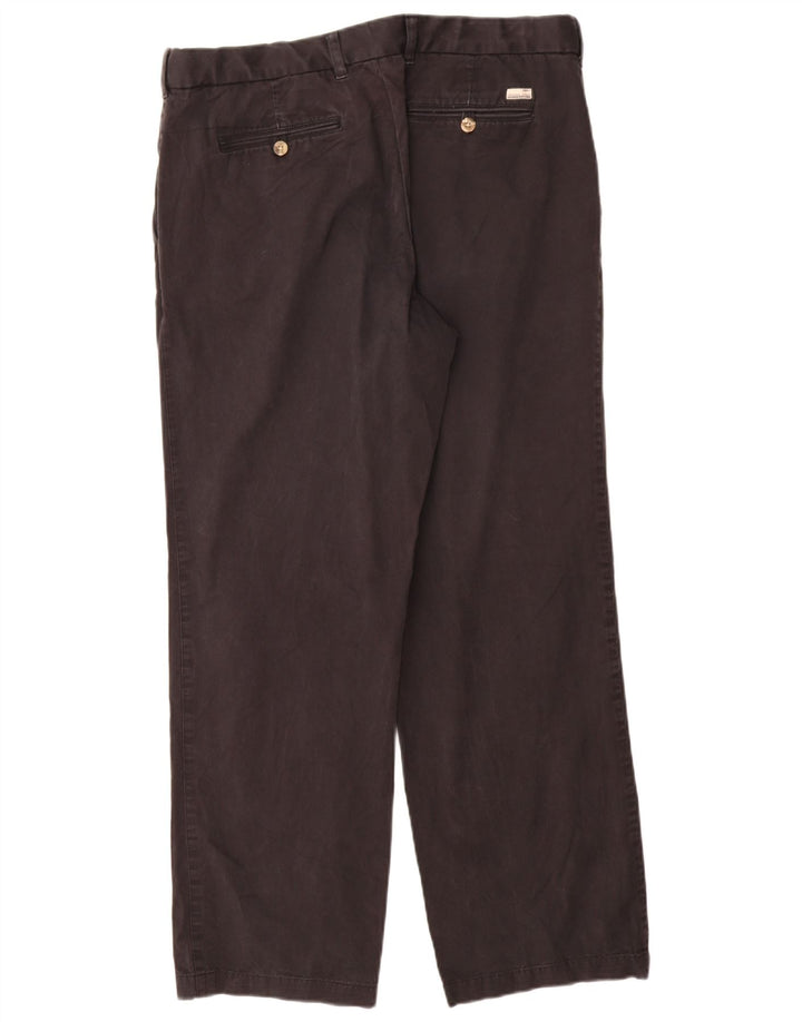 Marks & Spencer Herre Blue Harbor Lige Chinobukser W36 L31 Sort