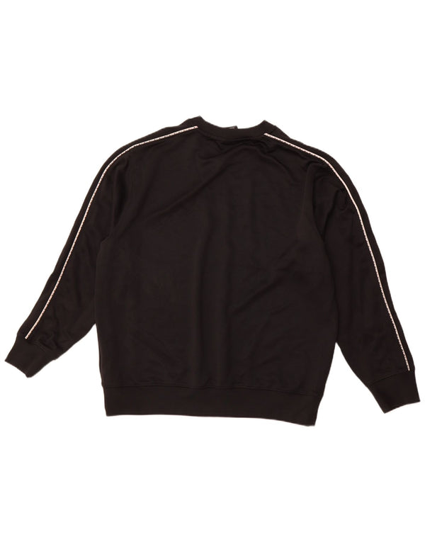 NIKE Sweatshirt til mænd, stor sort polyester sport