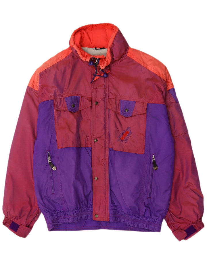 Vintage Skijakke til mænd IT 54 XL Flerfarvet Colourblock Polyamid