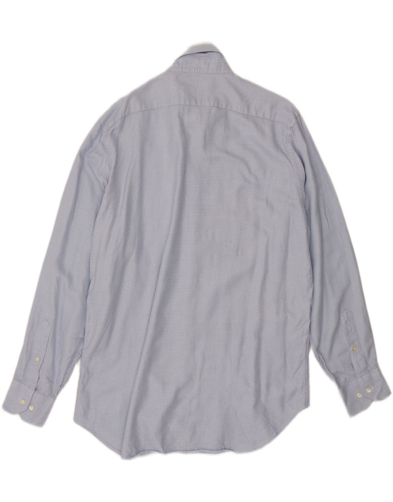 ETRO Mens Milano Shirt Size 44 XL Blue Geometric Cotton Vintage Etro and Second-Hand Etro from Messina Hembry 