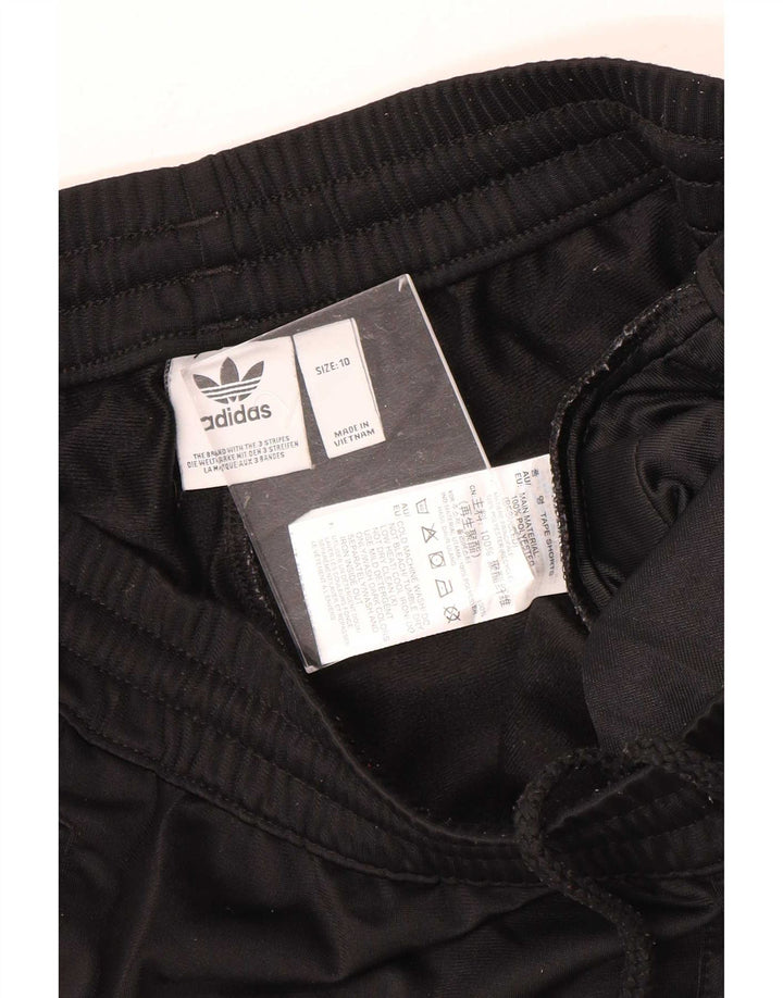 Adidas Graphic Sports Shorts til kvinder UK 10 Small Black Polyester