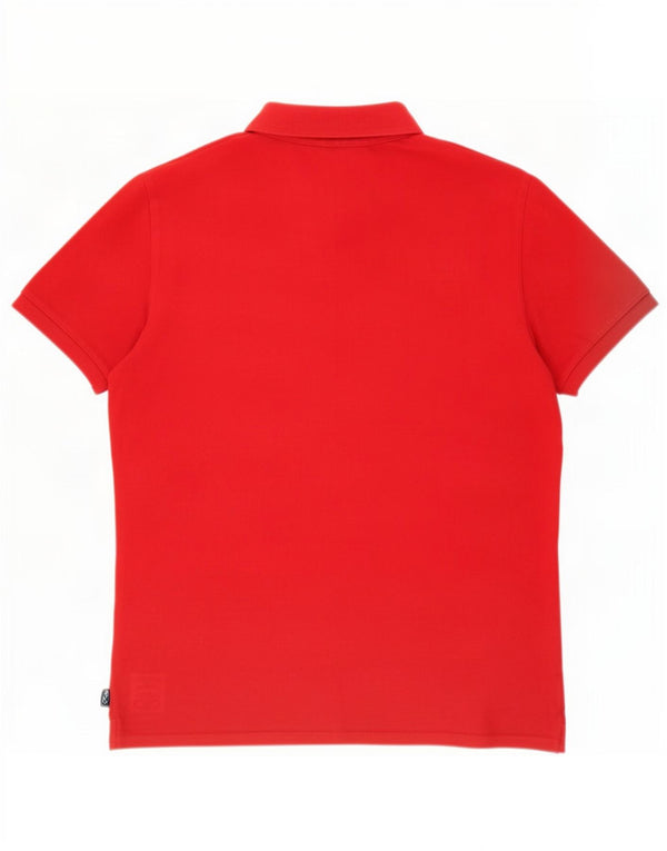 Superdry herre poloshirt 3XL rød bomuld