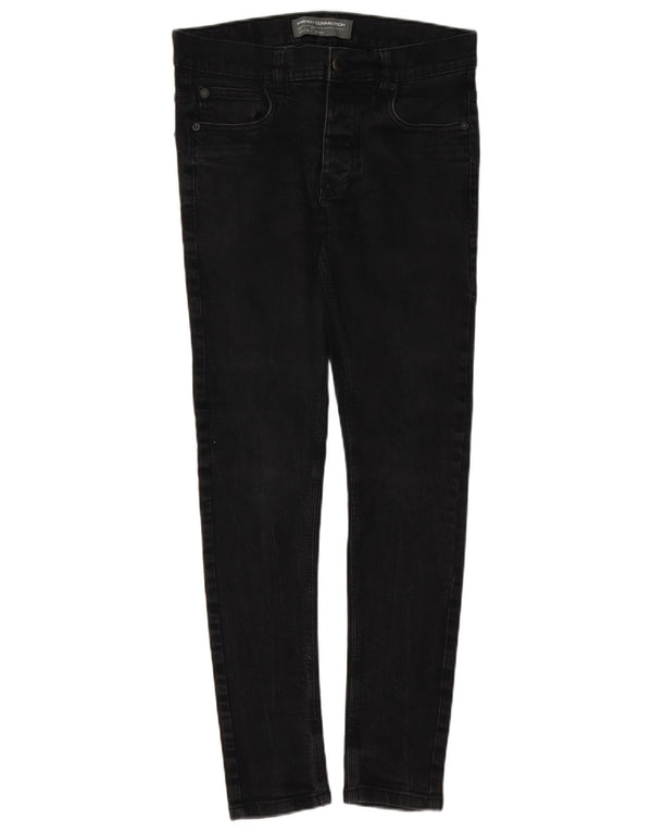 FRANSK FORBINDELSE Herre Skinny Jeans W32 L30 Marineblå Bomuld