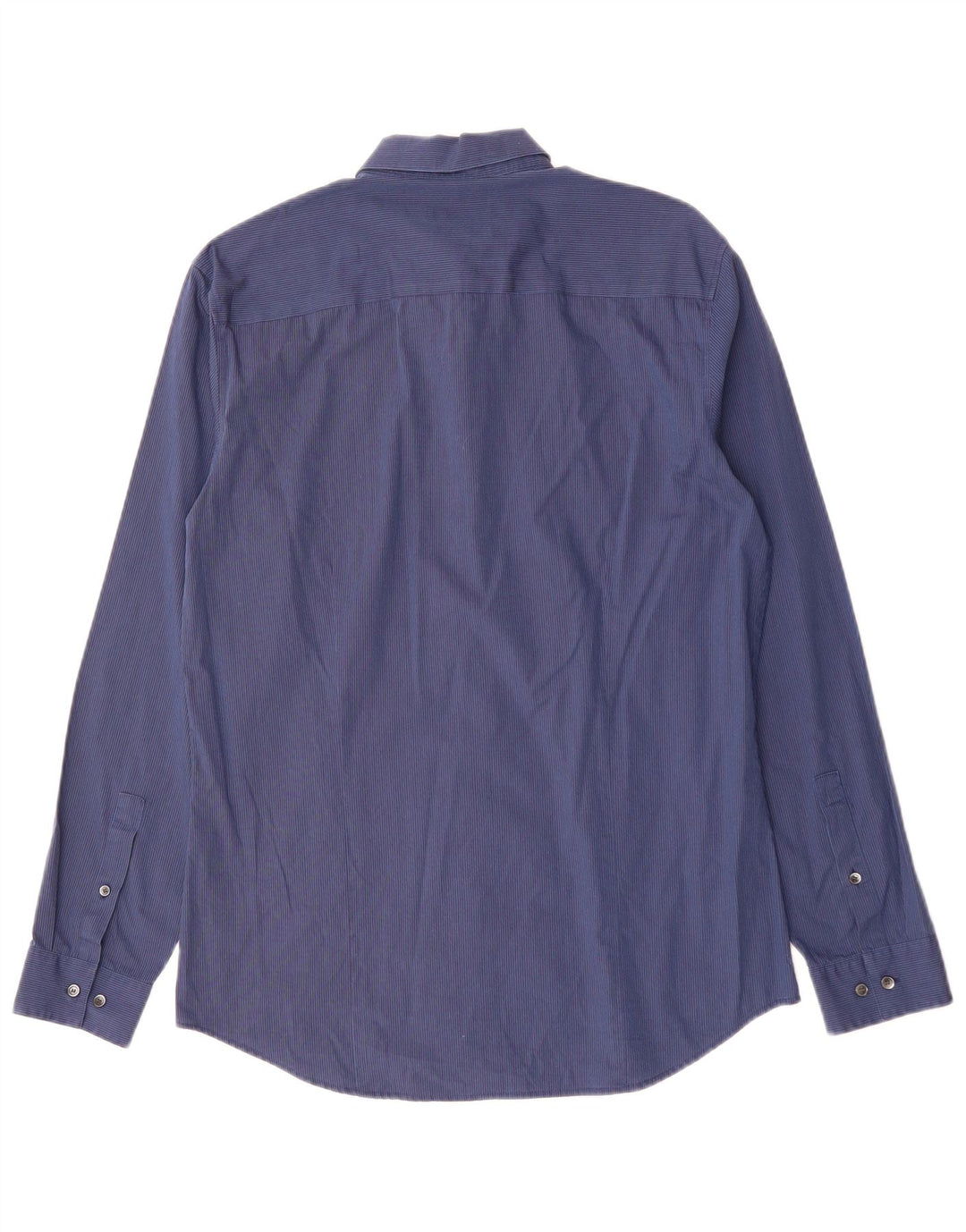 CALVIN KLEIN Herreskjorte str. 15 15 1/2 Medium Marineblå nålestribet bomuld