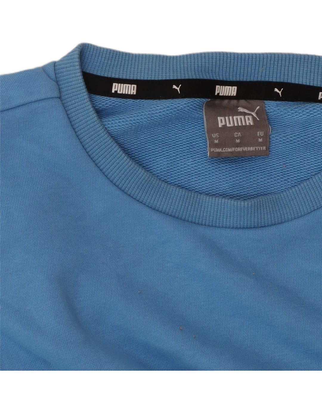 Puma Sweatshirt til mænd mellemblå bomuld
