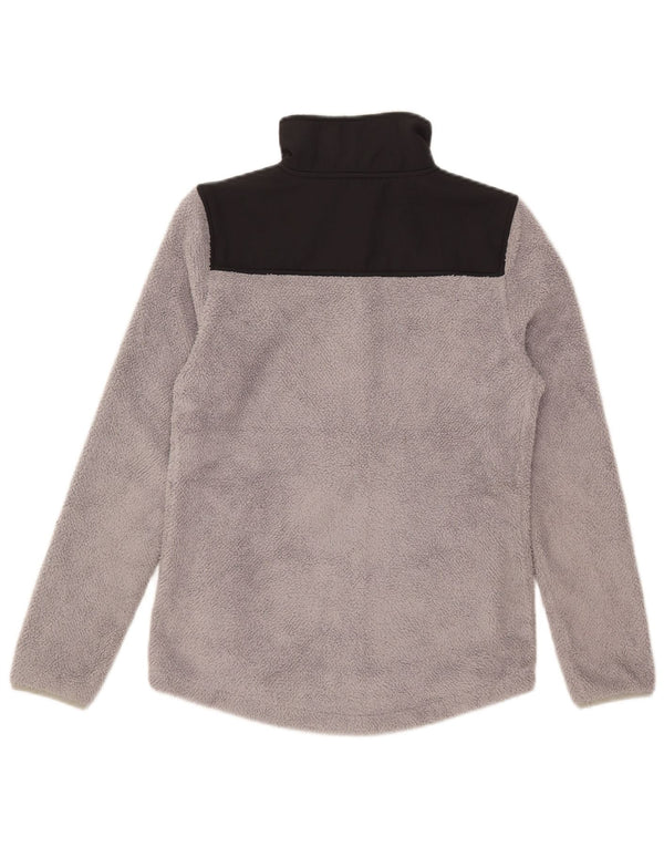 Fila Dame Fleecejakke UK 6 XS Grå Colourblock Polyester