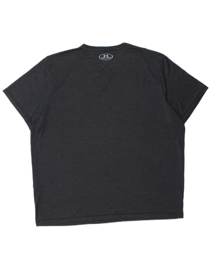 UNDER ARMOUR Herre Heat Gear T-Shirt Top 2XL Sort