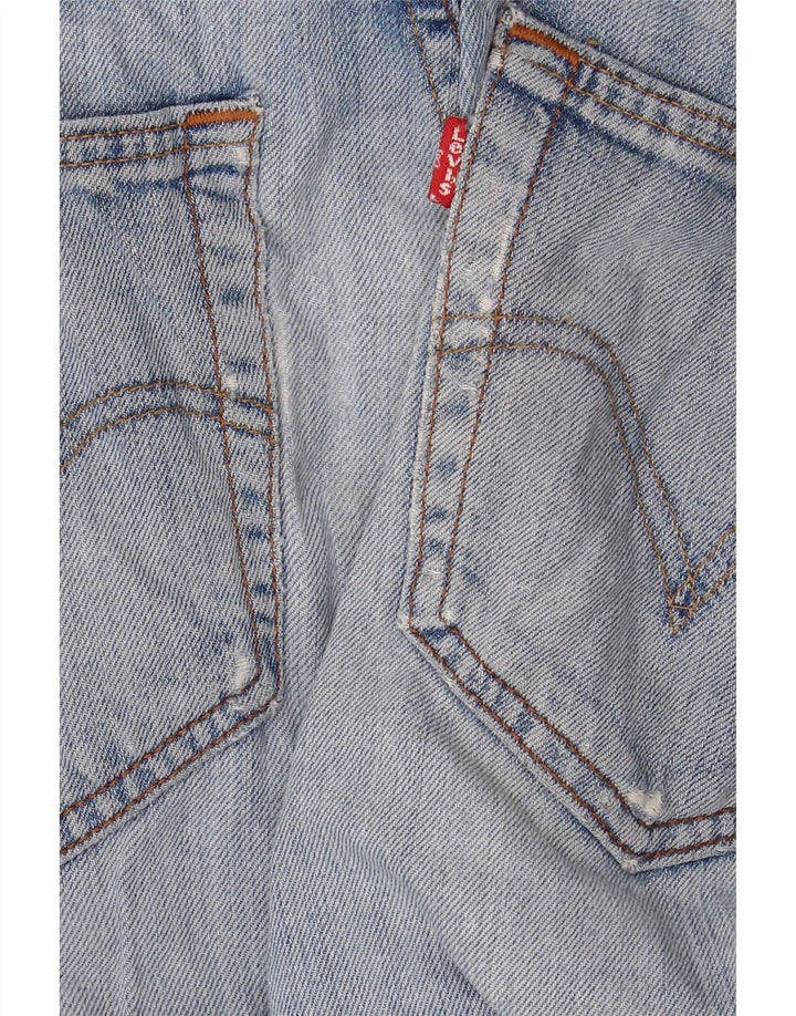 Levi's Herre 752 Straight Jeans W32 L30 Blå Bomuld