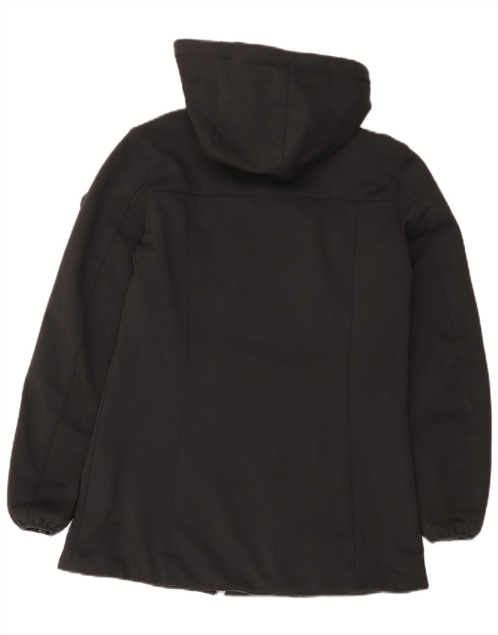 Mistral Dame Hætte Polstret Jakke UK 10 Lille Sort Nylon