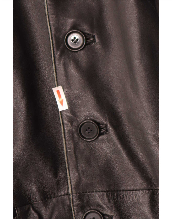 Vintage herre læderfrakke UK 38 Medium Black