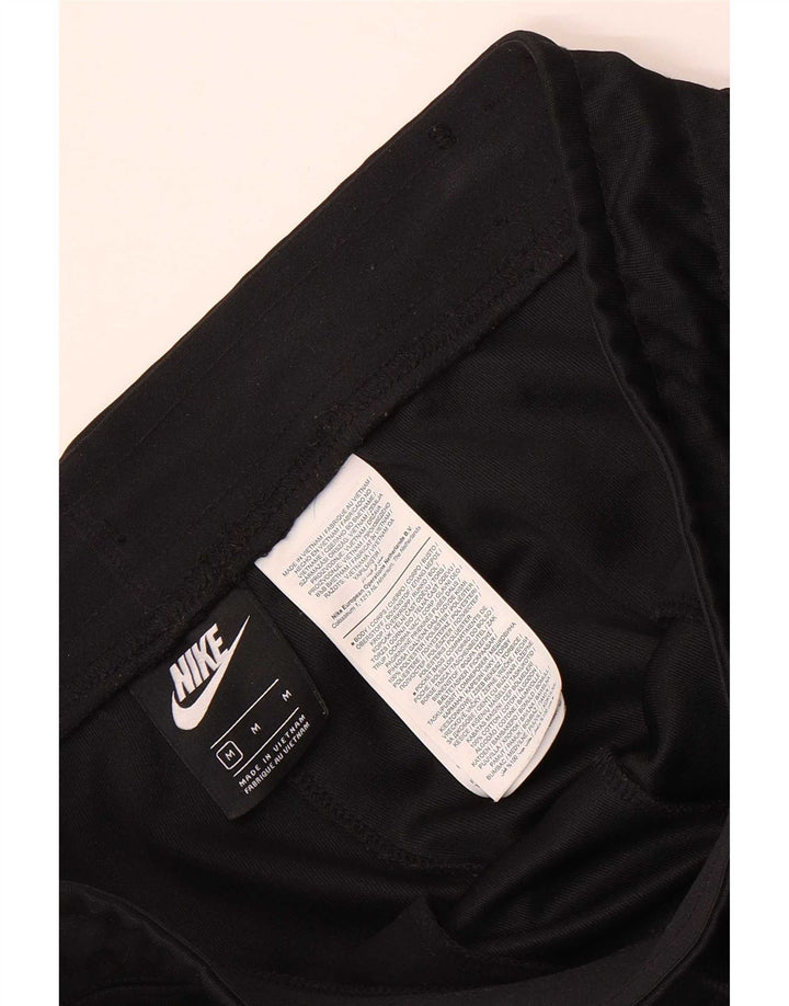 Nike Mens Graphic Tracksuit Trousers Joggers Medium Black Polyester
