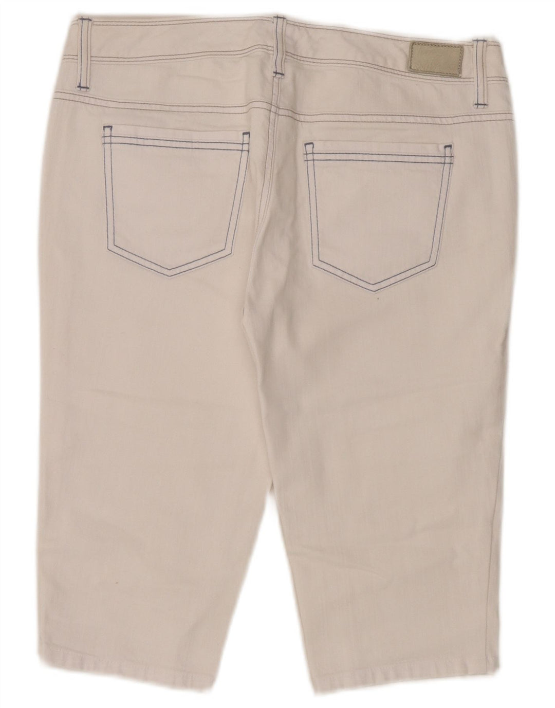 Tommy Hilfiger Bermuda denimshorts til kvinder US 8 Medium W32 Hvid bomuld