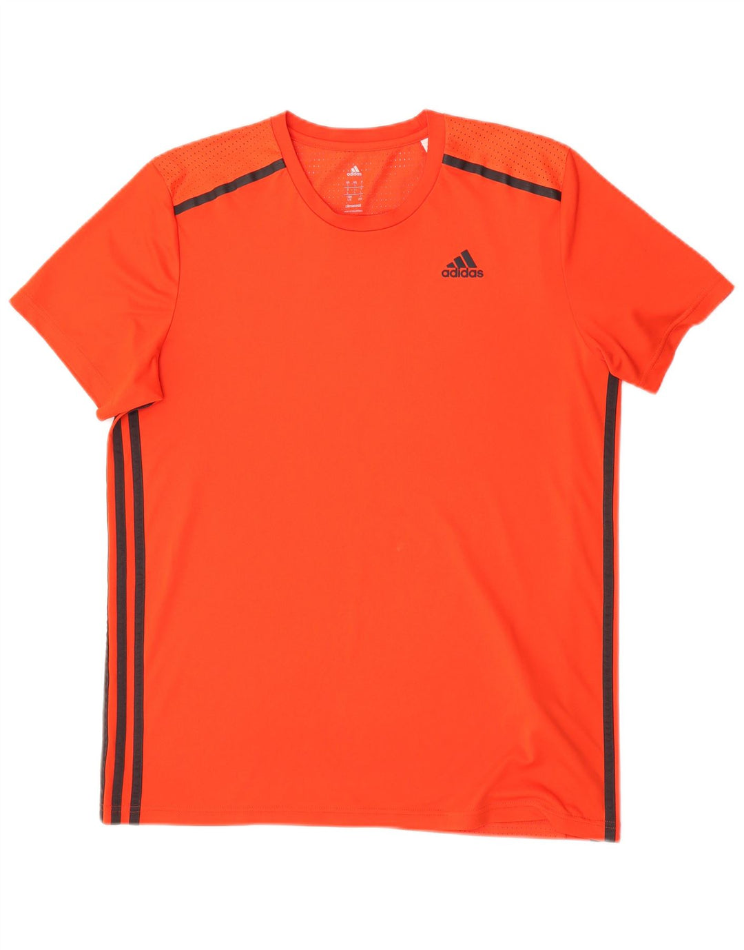 Adidas Herre Climacool T-Shirt Top Stor Orange Polyester
