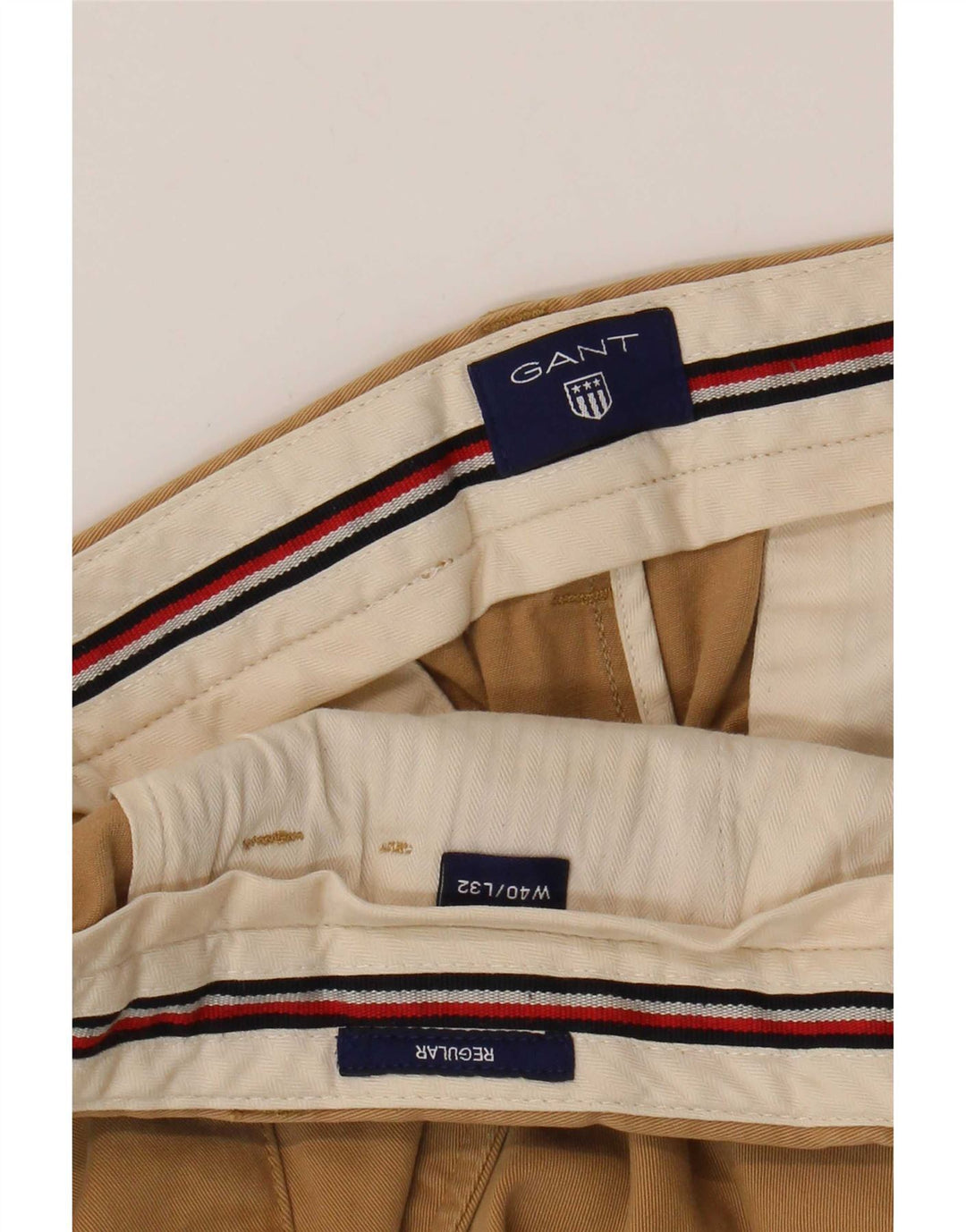 Gant Herre Regular Chino Bukser W40 L32 Beige